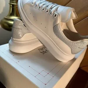 Alexander McQueen size 11.5- NEW in box for $459 Purchased at Saks fifth Avenue McQueen Oversized Leather Platform Sneakers | Saks Fifth Avenue main image 4